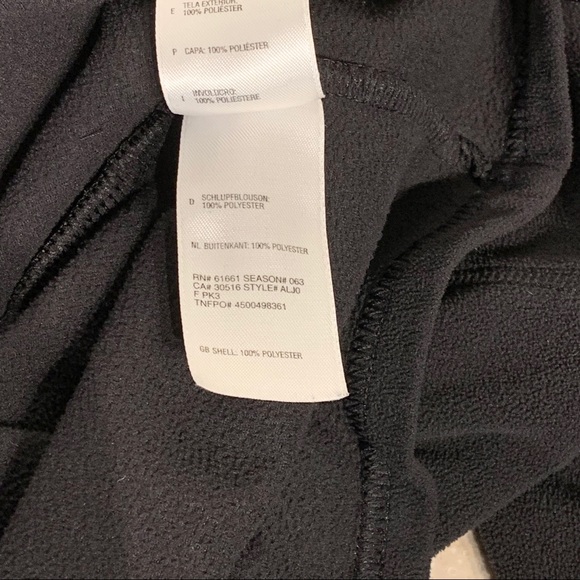 The North Face 1/4 Zip Black TKA 100 Jacket Med - Picture 7 of 7